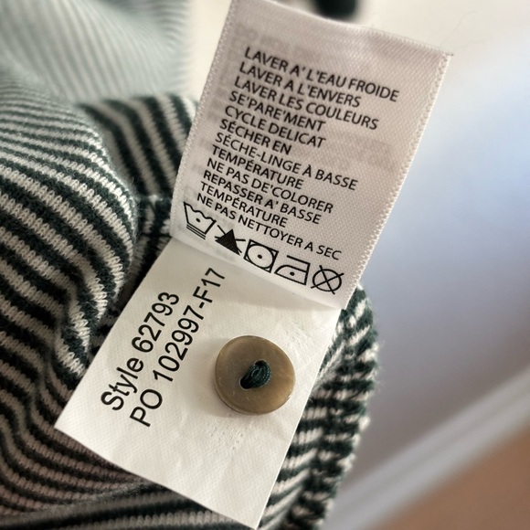 Royal Robbins Green Kick Back Striped Henley Shirt - Picture 7 of 7